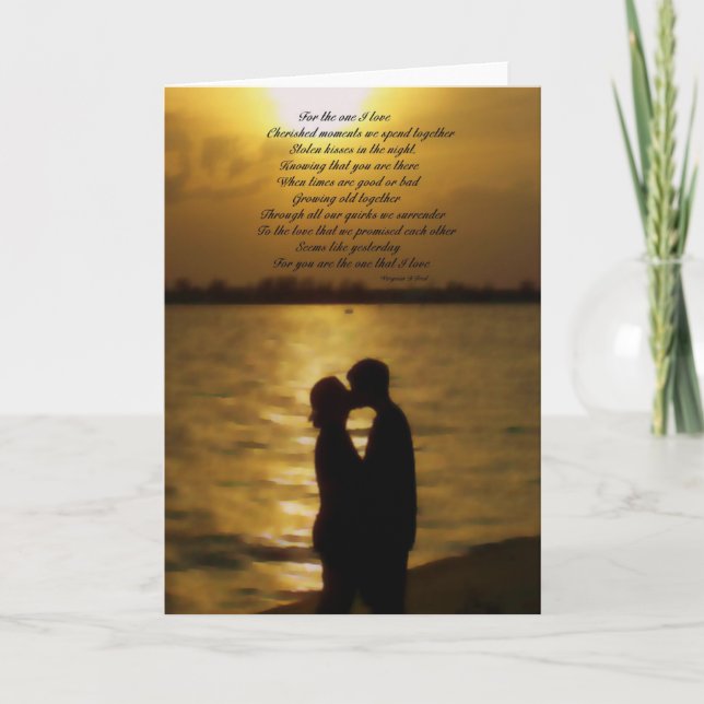 For the one I love Card (Front)