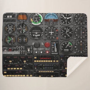 For the Pilot who has everything Sherpa Blanket