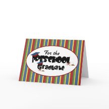 For the Preschool Graduate Cute Congratulations