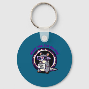 For The Ready Total Solar Eclipse Armadillo Key Ring