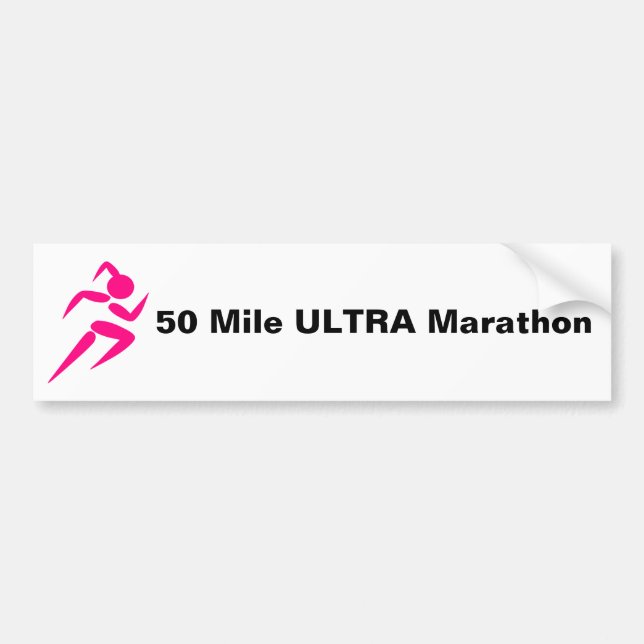 For the Runner Bumper Sticker (Front)