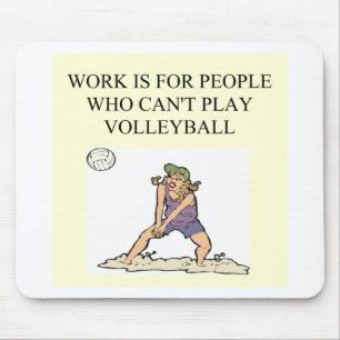 for the volleyball player mouse mat