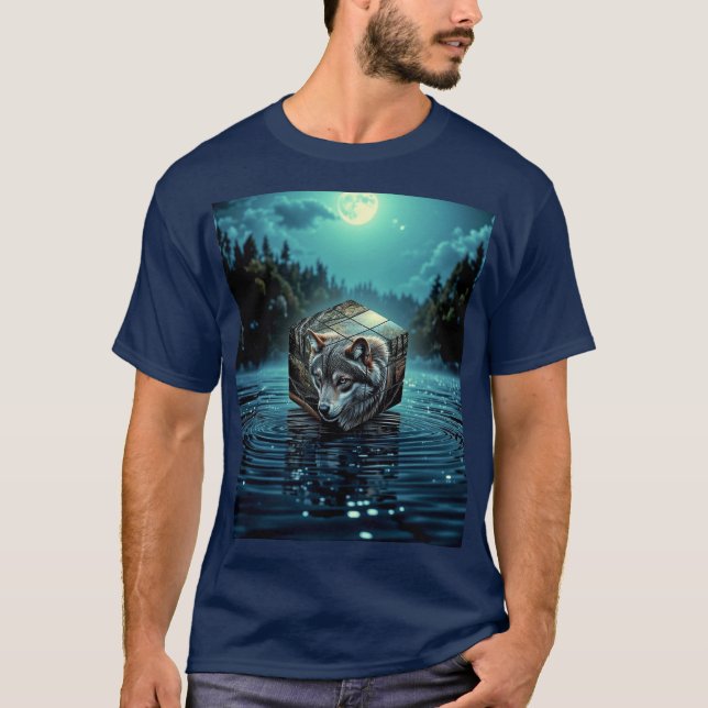 For the Wolf Lover T-Shirt (Front)