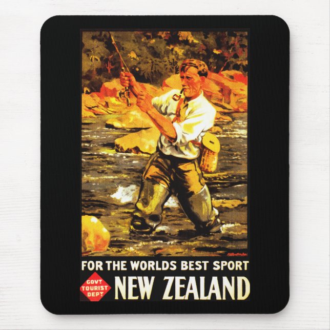 For The World's Best Sport ~ New Zealand Mouse Mat (Front)