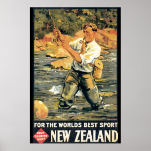 For the World's Best Sport New Zealand Poster