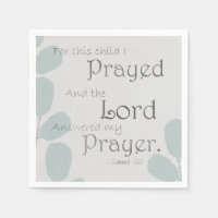 For this Child I Prayed