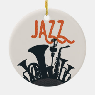 For those who like jazz. ceramic tree decoration
