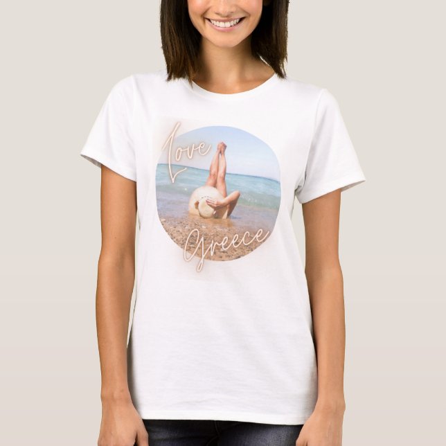 For those who love Greece T-Shirt (Front)