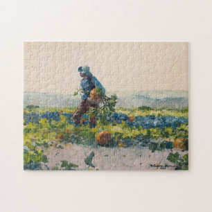 For to Be a Farmer’s Boy   Winslow Homer Jigsaw Puzzle