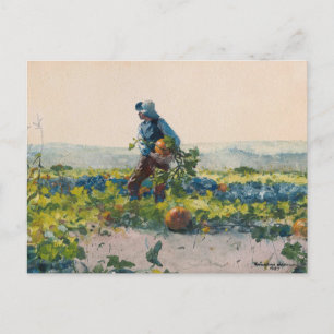 For to Be a Farmer’s Boy Winslow Homer Postcard