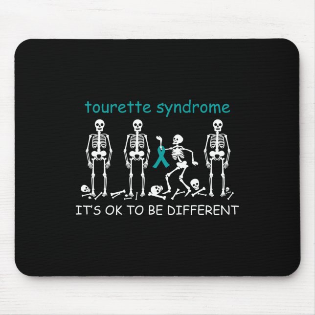 For Tourette Syndrome  Mouse Mat (Front)