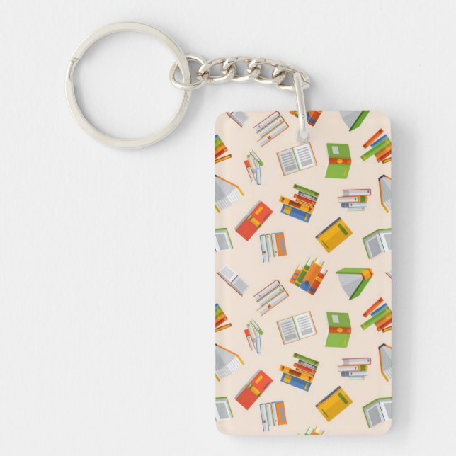 For true lovers of books key ring (Front)