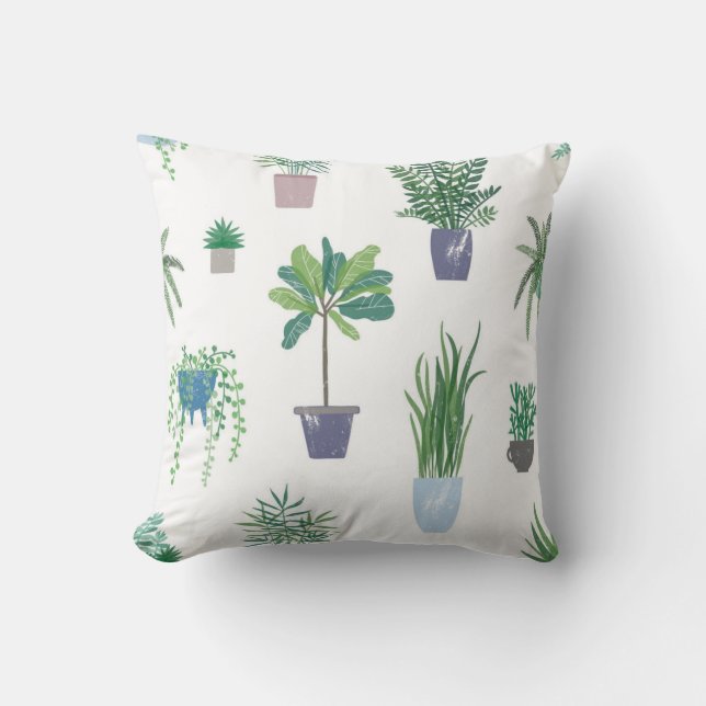 For true lovers of plants cushion (Front)