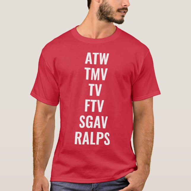 For True Swifties Only - ATWTMVTVFTVSGAVRALPS T-Shirt (Front)