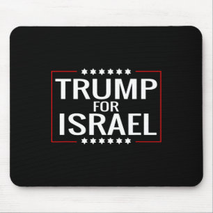 For Trump 2020 Hebrew Rally Sign-jewish Israel Mouse Mat