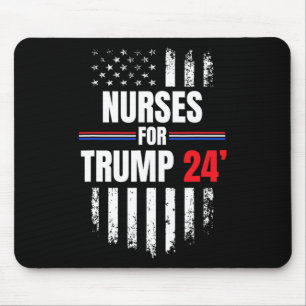 For Trump 2024 American Flag Mouse Mat