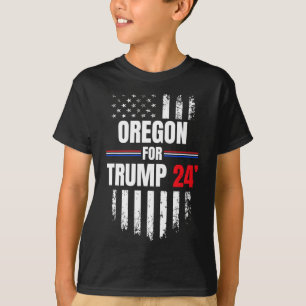 For Trump 2024 American Flag T-Shirt