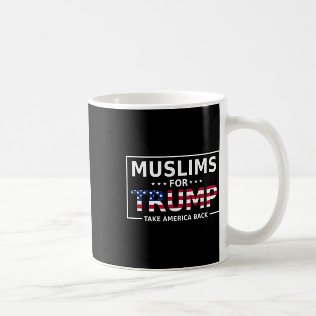 For Trump 2024 Conservative Funny Election 45 47 1 Coffee Mug (Right)