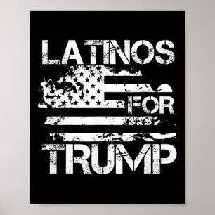 For Trump 2024 Conservative Funny Election Usa Fla Poster
