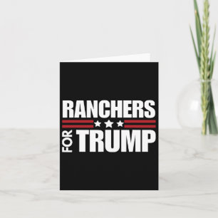 For Trump 2024 Election Conservative Republican Card