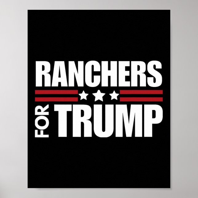For Trump 2024 Election Conservative Republican  Poster (Front)