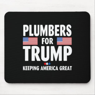 For Trump 2024 Keeping America Great Us Flag Mouse Mat