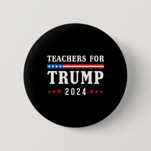 For Trump 2024 Patriotic American Flag 6 Cm Round Badge