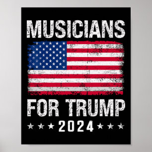 For Trump 2024 Poster