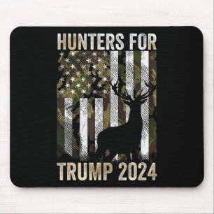 For Trump 2024 President Camouflage Deer Elk Antle Mouse Mat