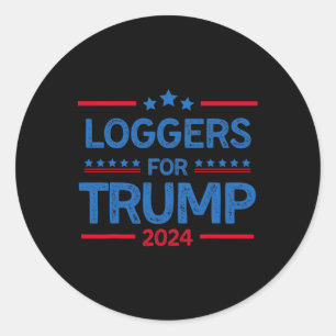 For Trump 2024 President Election 2024  Classic Round Sticker