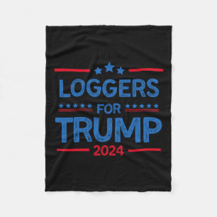 For Trump 2024 President Election 2024  Fleece Blanket