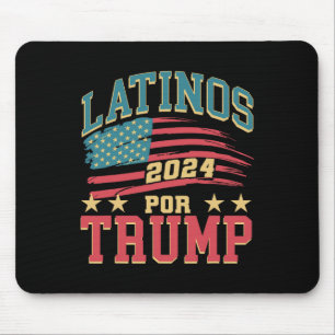 For Trump 2024 President Election Hispanic Latina Mouse Mat