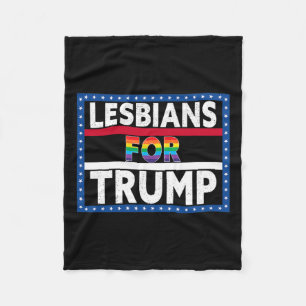 For Trump 2024 President Election Vote Trump Retro Fleece Blanket