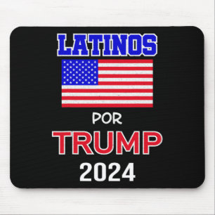 For Trump 2024 Pro Trump Gift - Latinos Por Trump Mouse Mat