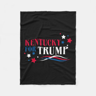 For Trump 2024 Re Election President Vote Fleece Blanket