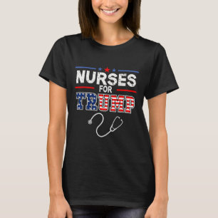 For Trump 2024 Support Donald Trump - America Flag T-Shirt