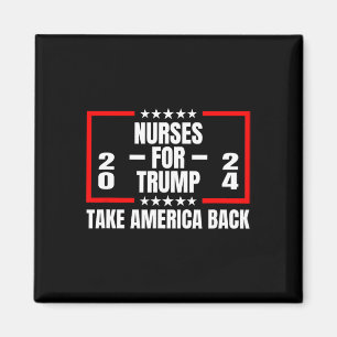 For Trump 2024 Take America Back Magnet