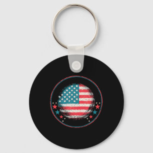For Trump 2024 Usa Flag1 Key Ring
