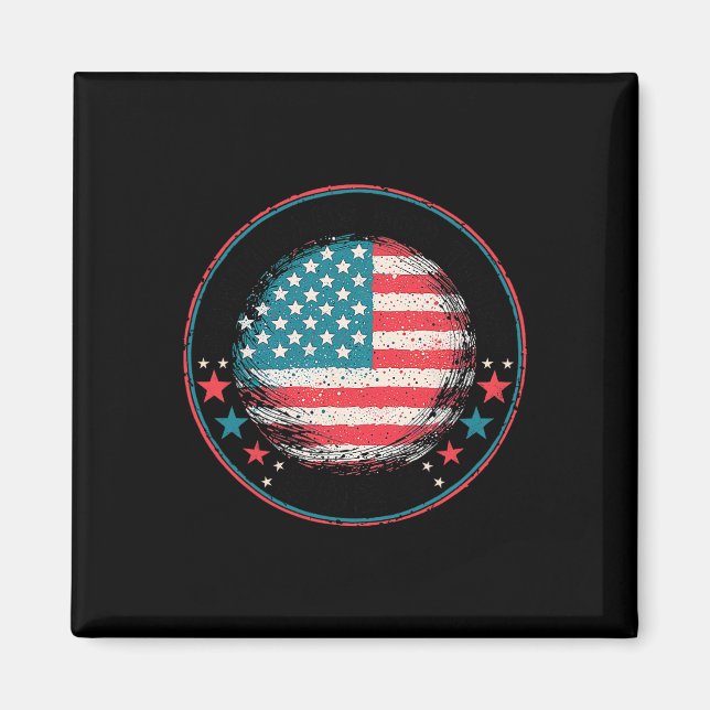 For Trump 2024 Usa Flag1  Magnet (Front)