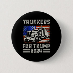 For Trump American Flag - Trump 2024 Vintage 6 Cm Round Badge