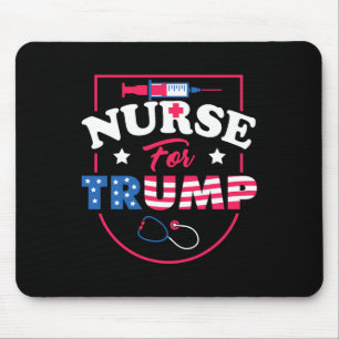 For Trump - Conservative Republican Nurses Support Mouse Mat