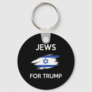 For Trump - Jew Support Trump Shirt Key Ring