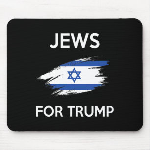 For Trump - Jew Support Trump Shirt Mouse Mat