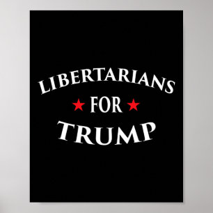 For Trump Party Independant Red Wave Poster
