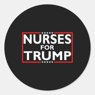 For Trump President Election 2024 Classic Round Sticker