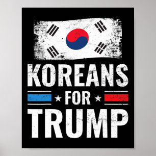 For Trump Pro Trump 2020 Supporter Gift Poster