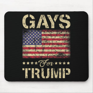 For Trump Stars And Stripes American Flag  Mouse Mat