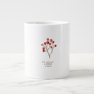 For Unto Us A Child Is Born Christmas Mug