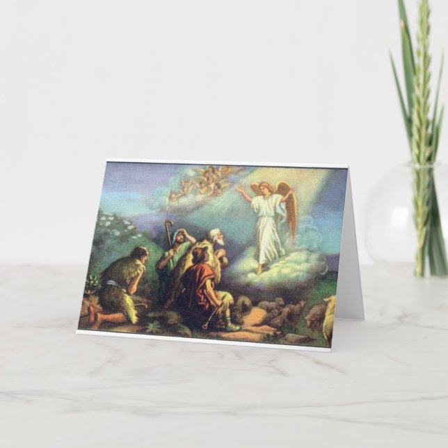 For Unto Us a Child is Born! Holiday Card (Front)