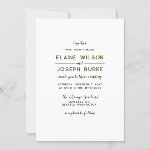 For Vellum Overlay Pinecone Wedding Invitation
